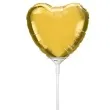 balon foliowy serce zloty qualatex 4 hrt