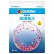balon foliowy serduszka qualatex bubbles 24 orb