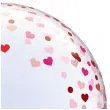balon foliowy serduszka qualatex bubbles 24 orb