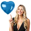 balon foliowy serduszko niebieski metalik godan 18 hrt