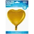 balon foliowy serduszko zloty satynowy godan 18 hrt