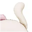 balon foliowy slodki kotek z sercem kremowy partydeco 33 shp