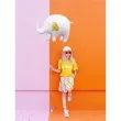 balon foliowy slon ze zlotym uchem bialy partydeco 40 shp