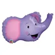 balon foliowy slonik glowa fioletowy qualatex 14 shp