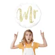 balon foliowy slubny mr bialy partypal 18 rnd