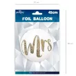 balon foliowy slubny mrs bialy partypal 18 rnd