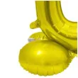 balon foliowy smart cyfra 0 stojaca zloty godan 28 dgt