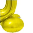 balon foliowy smart cyfra 0 stojaca zloty godan 28 dgt