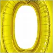 balon foliowy smart cyfra 0 zloty godan 30 dgt