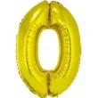 balon foliowy smart cyfra 0 zloty godan 30 dgt