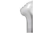 balon foliowy smart cyfra 1 stojaca srebrny godan 28 dgt