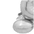 balon foliowy smart cyfra 2 stojaca srebrny godan 28 dgt