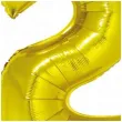 balon foliowy smart cyfra 2 zloty godan 30 dgt