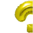 balon foliowy smart cyfra 3 stojaca zloty godan 28 dgt
