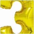 balon foliowy smart cyfra 3 zloty godan 30 dgt