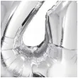 balon foliowy smart cyfra 4 srebrny godan 30 dgt