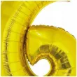 balon foliowy smart cyfra 6 zloty godan 30 dgt