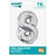 balon foliowy smart cyfra 8 srebrny godan 30 dgt