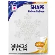 balon foliowy sniezynka transparent betallic 38 shp