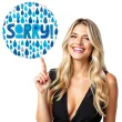 balon foliowy sorry amscan 17 rnd