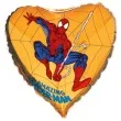 balon foliowy spiderman zloty flexmetal 18 hrt