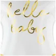 balon foliowy spioszki hello baby bialy partydeco 18 shp