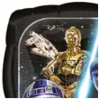 balon foliowy star wars czarny amscan 18 sqr