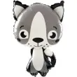 balon foliowy stojacy szary kotek partypal 25 shp