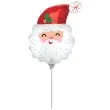 balon foliowy swiety mikolaj w czapce amscan 14 shp