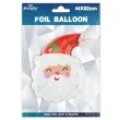 balon foliowy swiety mikolaj z bialym pomponem partypal 24 shp
