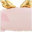 balon foliowy swinka ze skrzydlami rozowy partydeco 28 shp