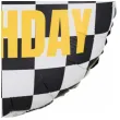 balon foliowy szachownica happy birthday partydeco 18 rnd