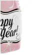 balon foliowy szampan happy new year rozowy partypal 39 shp