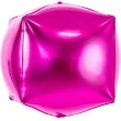 balon foliowy szescian rozowy partydeco 14 cbz