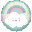 balon foliowy tecza i chmurka amscan 17 rnd