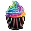 balon foliowy teczowa muffinka grabo 27 shp