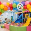 balon foliowy teczowy dzien dziecka 18 rnd