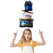 balon foliowy tort urodzinowy happy birthday jix 24 shp