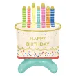 balon foliowy tort ze swieczkami happy birthday amscan 19 shp