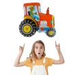 balon foliowy traktor czerwony adikbal 21 shp