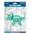 balon foliowy triceratops turkusowy partypal 35 shp