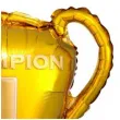 balon foliowy trofeum champion 1 zloty amscan 28 shp