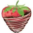 balon foliowy truskawka w czekoladzie amscan 19 shp