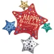 balon foliowy urodzinowe gwiazdy amscan 34 shp
