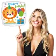 balon foliowy urodzinowy lew amscan 18 sqr