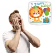 balon foliowy urodzinowy lew amscan 18 sqr
