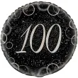 balon foliowy urodziny 100 glitz unique 18 rnd