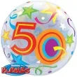 balon foliowy urodziny 50 qualatex bubbles 22 orb