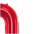 balon foliowy urodziny cyfra 0 czerwony partydeco 34 dgt