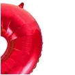 balon foliowy urodziny cyfra 2 czerwony partydeco 34 dgt